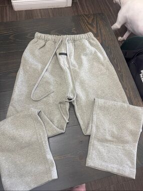 Essentials Heather Grey Pullover Jogger Sweatpants